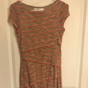 Bailey 44 stripe stretch knit dress